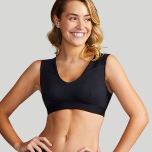 Tommie Copper Copperlife Shoulder Support Bra Posture Copper Zinc Large